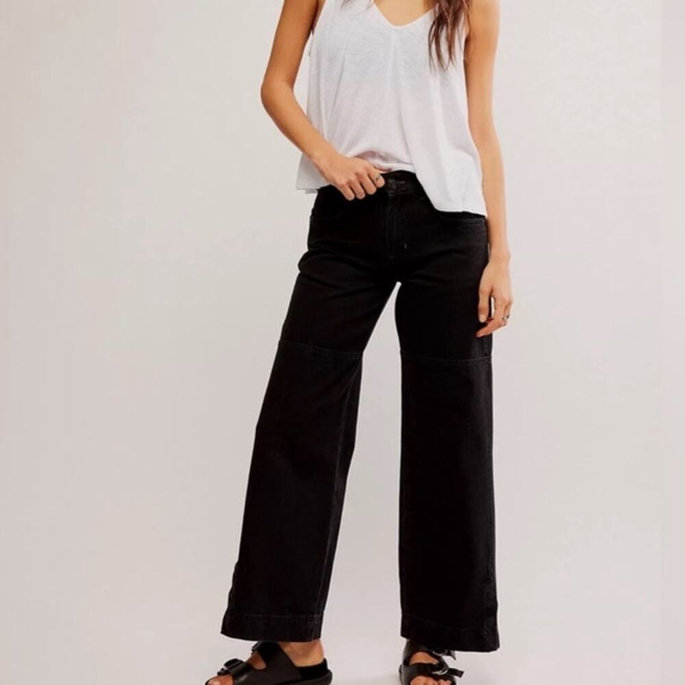 NWT We The Free Benji Relaxed Wide Leg Jean Size 26
